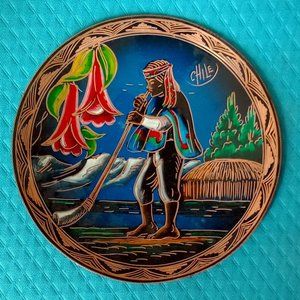 Chile Souvenir Wall Plate